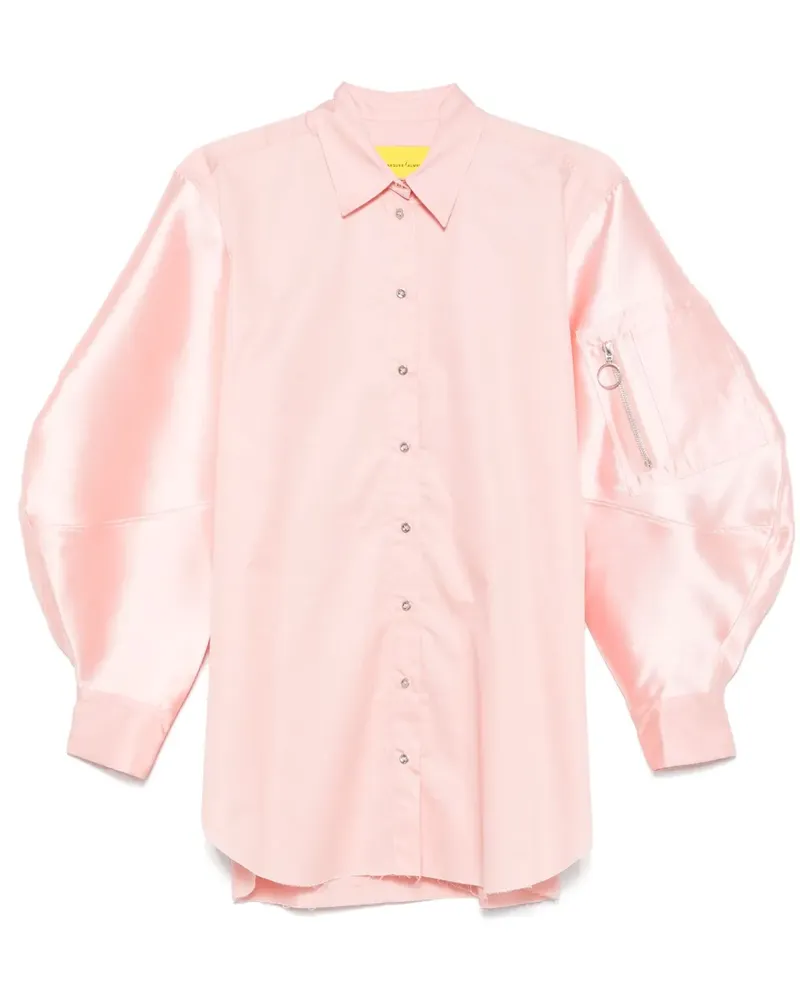 Marques ' Almeida Mikado Hemd mit Bomberärmeln - Rosa Rosa