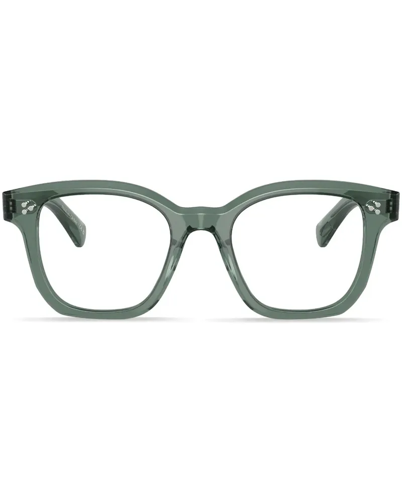 Oliver Peoples Brille mit eckigem Gestell - Grün Grün