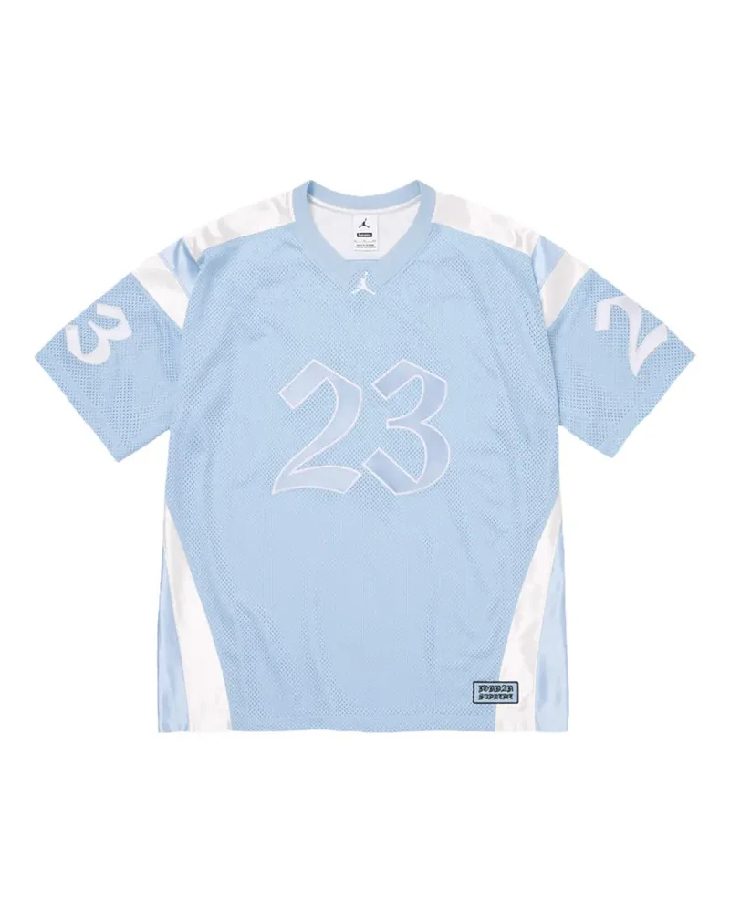 Supreme Being x Jordan Warm Up mesh jersey - Blau Blau