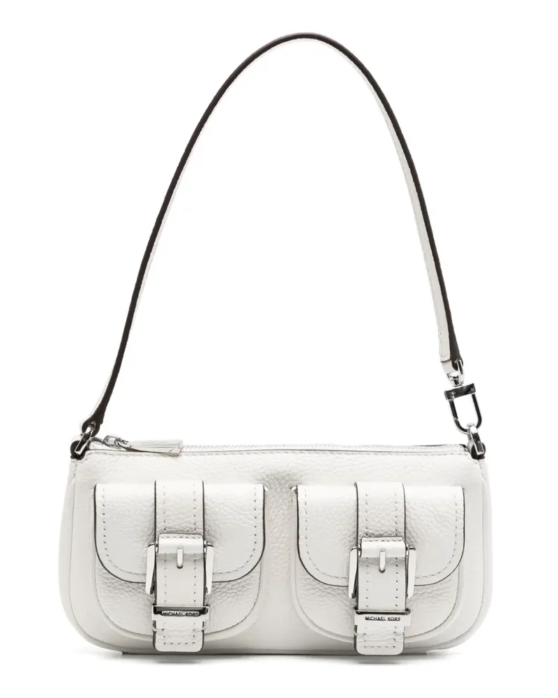 Michael Kors Kleine Zoe Schultertasche - Weiß Weiß