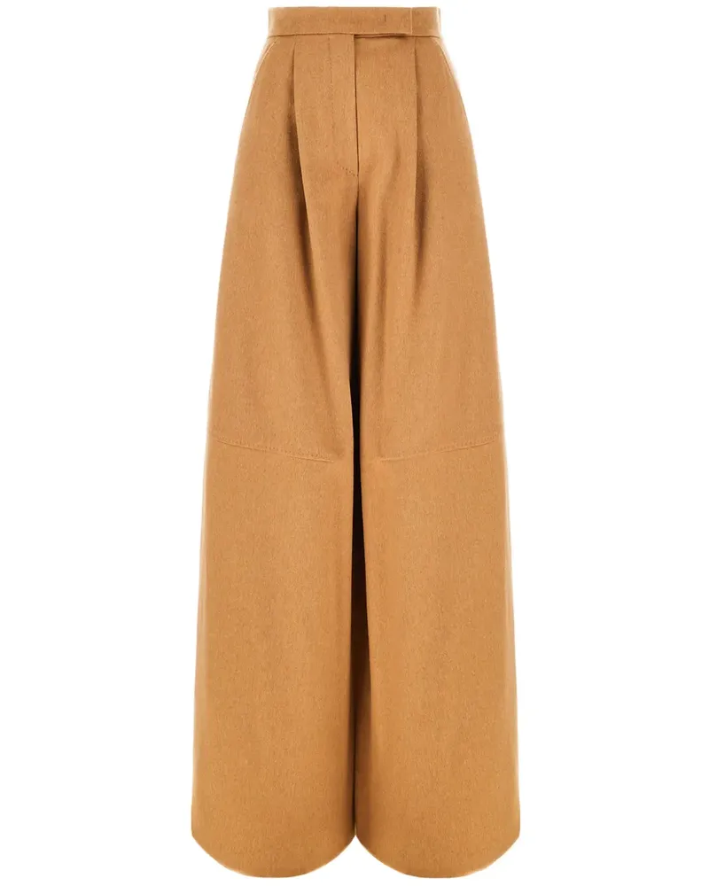 Max Mara Hose aus Kamelwolle - Nude Nude
