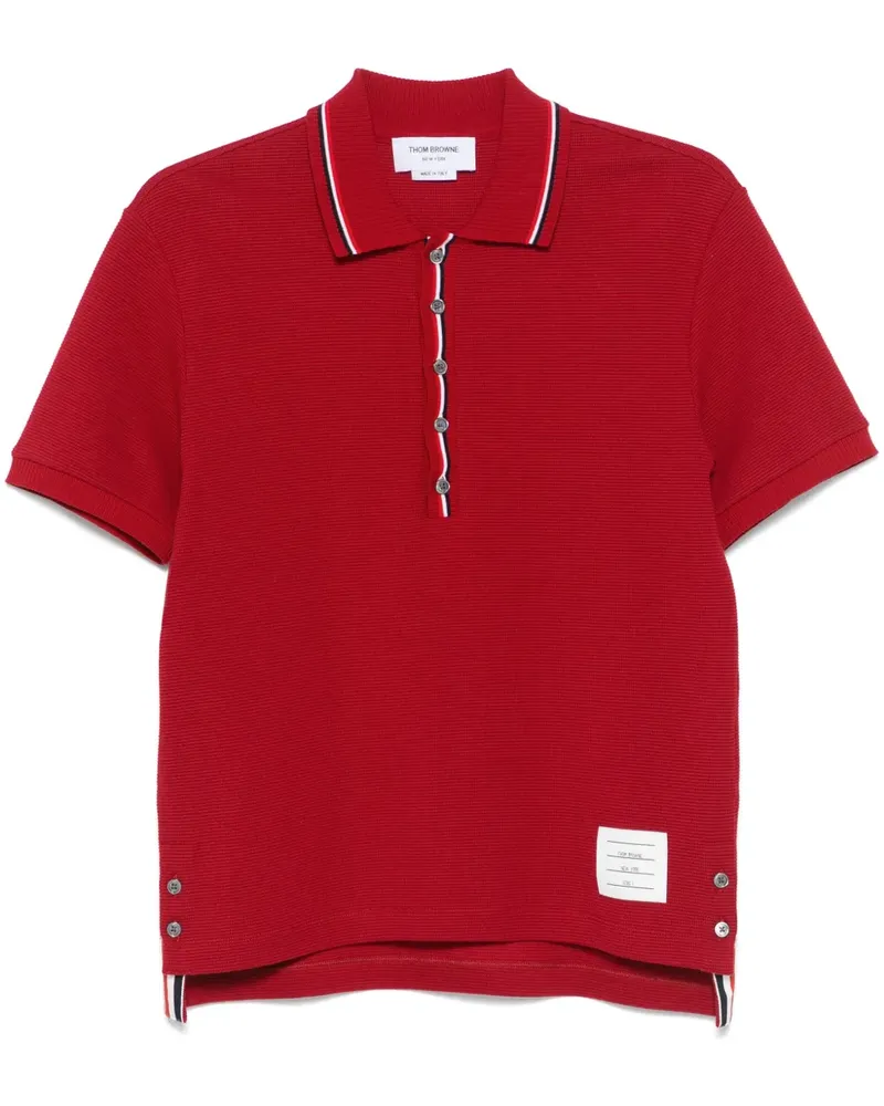 Thom Browne Hemd mit RWB-Streifen - Rot Rot