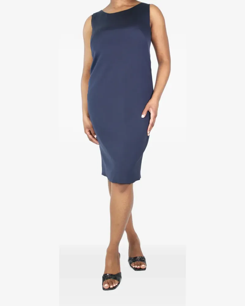 Akris Ärmelloses Midikleid - Blau Blau