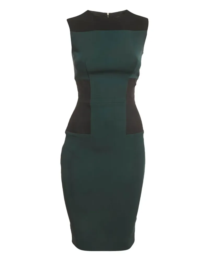 Victoria Beckham colour-block midi dress - Grün Grün