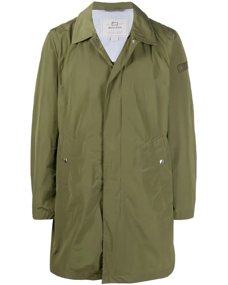 Woolrich City Midimantel - Grün Grün