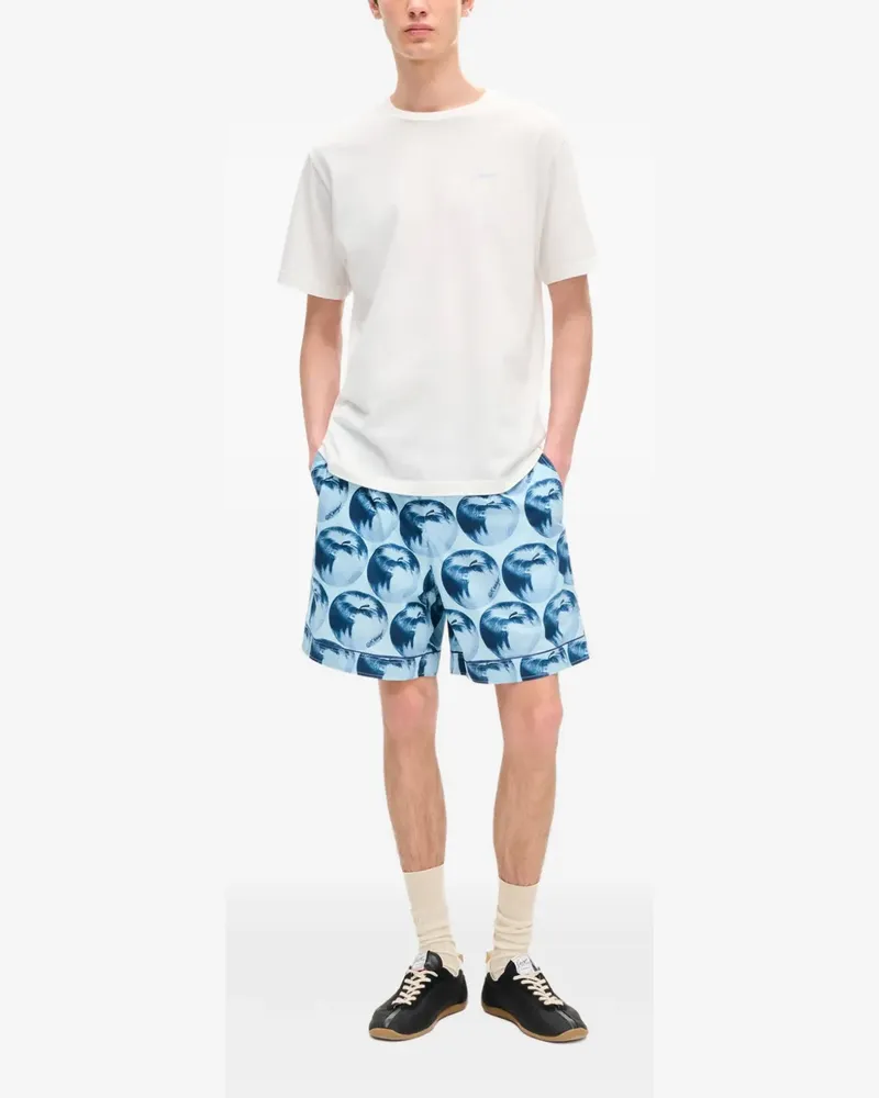 Kenzo Apple Pop Bermudas - Blau Blau