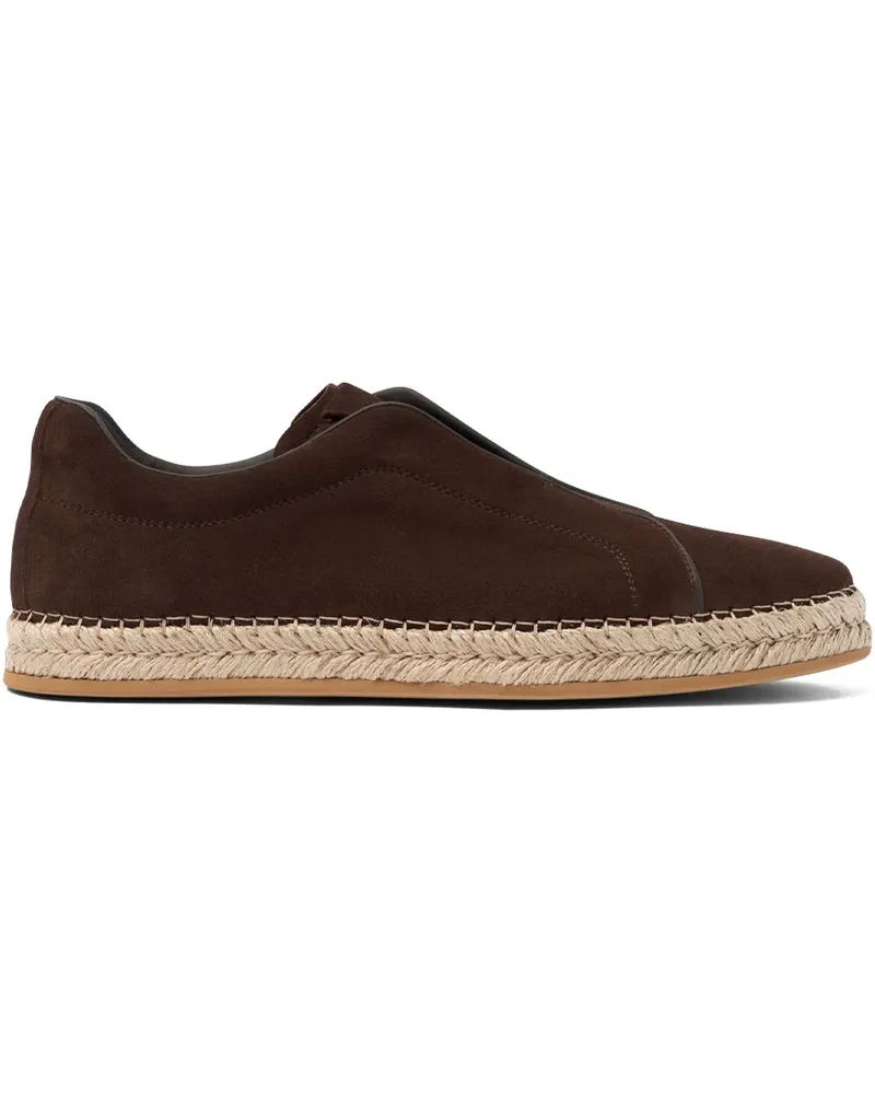 Scarosso Espadrilles aus Wildleder - Braun Braun