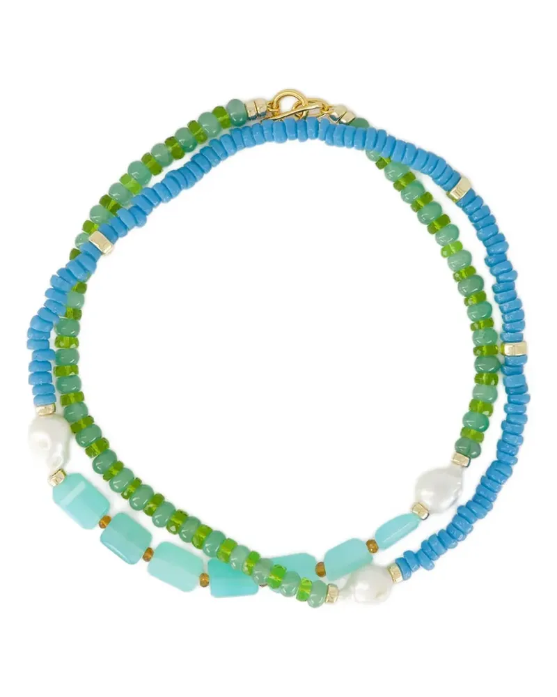 Lizzie Fortunato Cabana Halskette mit Perlen - Blau Blau