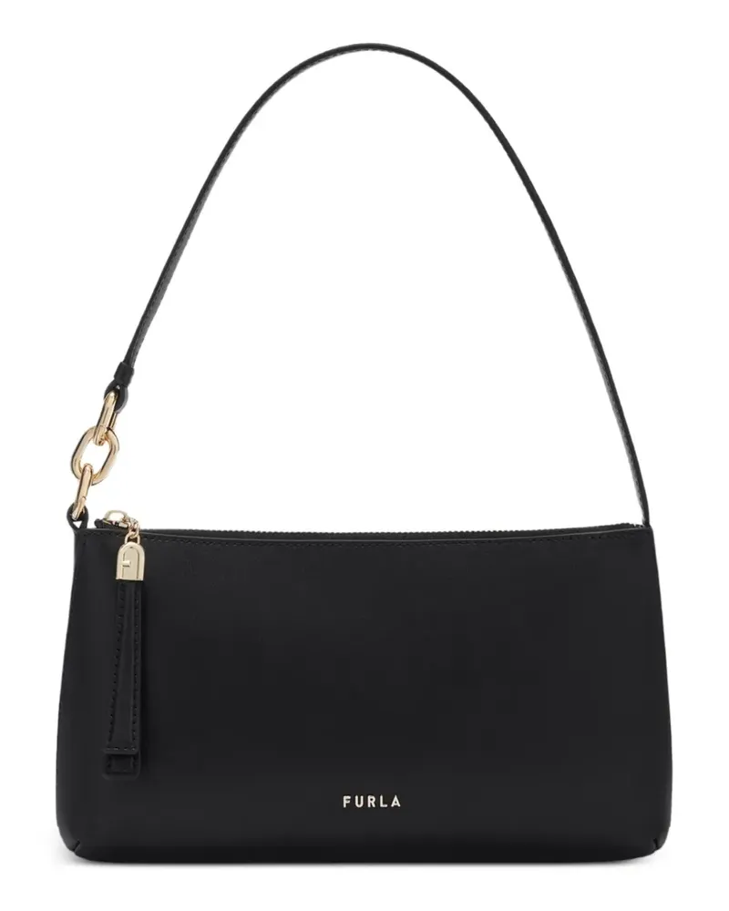 Furla Cassiopea leather shoulder bag - Schwarz Schwarz