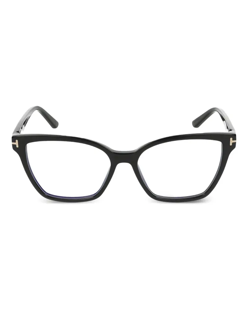 Tom Ford Klassische Cat-Eye-Brille - Schwarz Schwarz