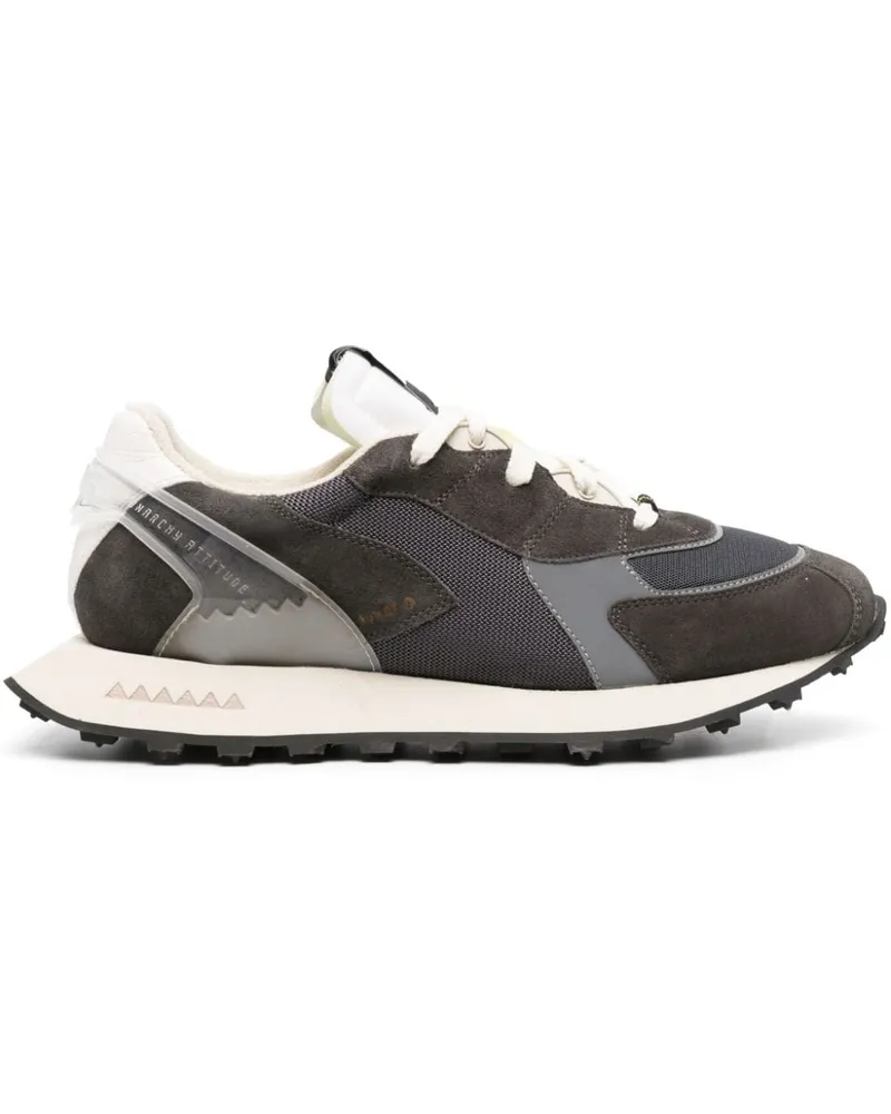 RUN OF Sneakers mit Wildledereinsätzen - Grün Grün