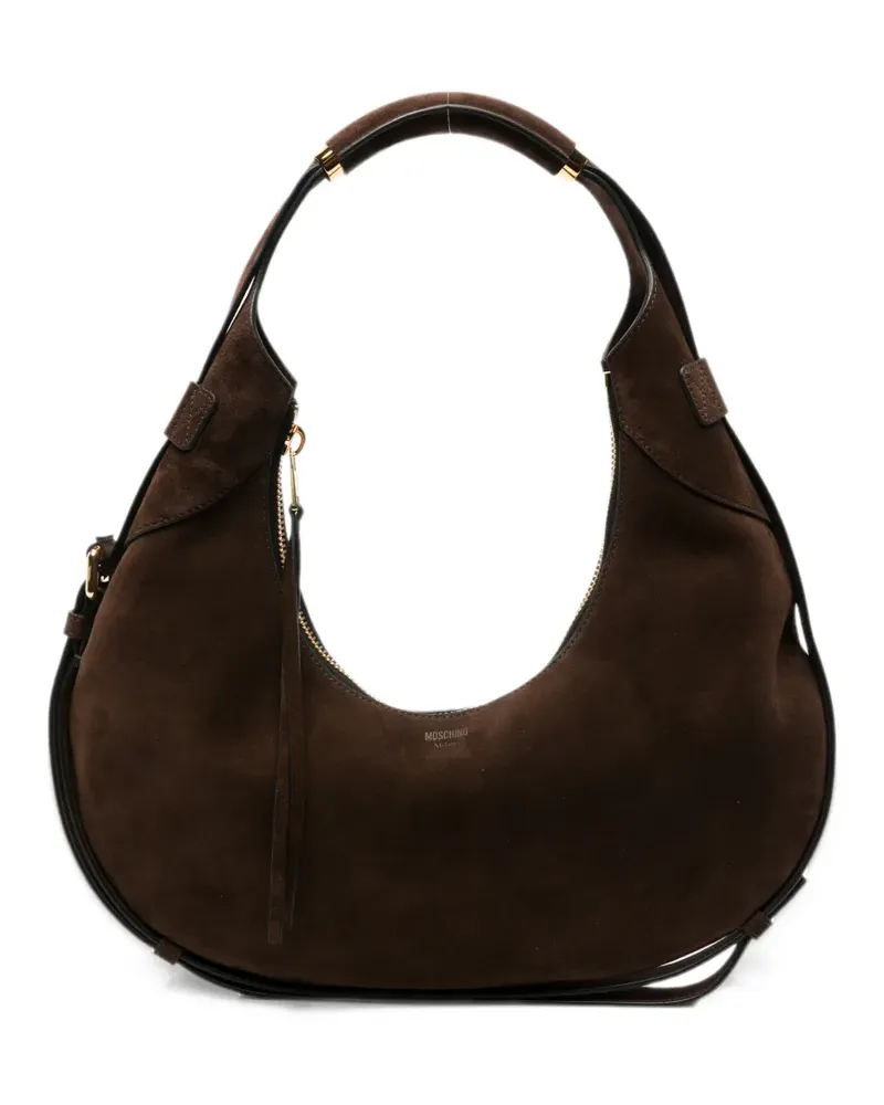 Moschino suede shoulder bag - Braun Braun