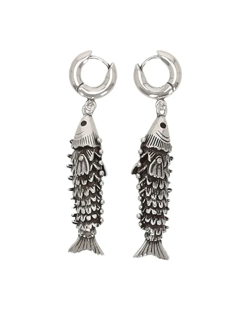 Isabel Marant pendant fish earrings - Silber Silber