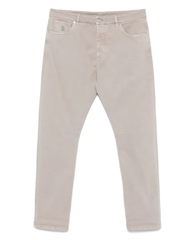 Brunello Cucinelli Jeans mit geradem Bein - Grau Grau