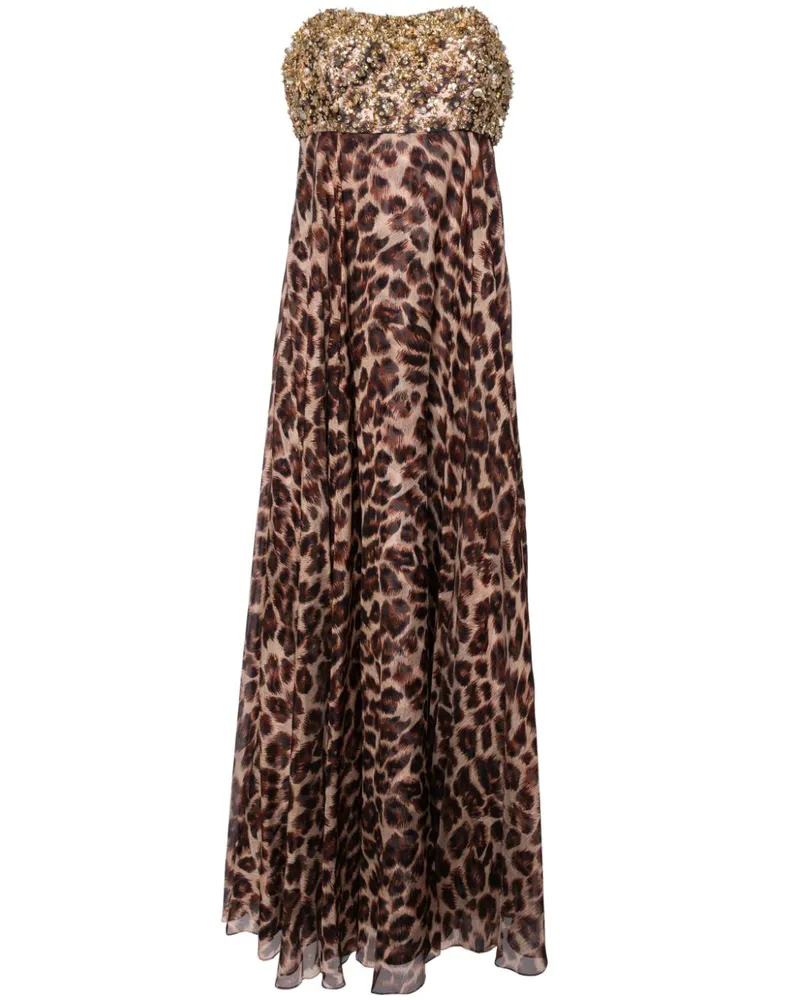 Sachin & Babi Ames Abendkleid - Braun Braun