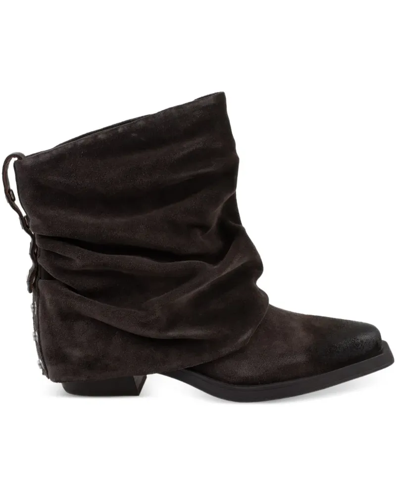 ash Loren Stiefel mit Nieten - Braun Braun