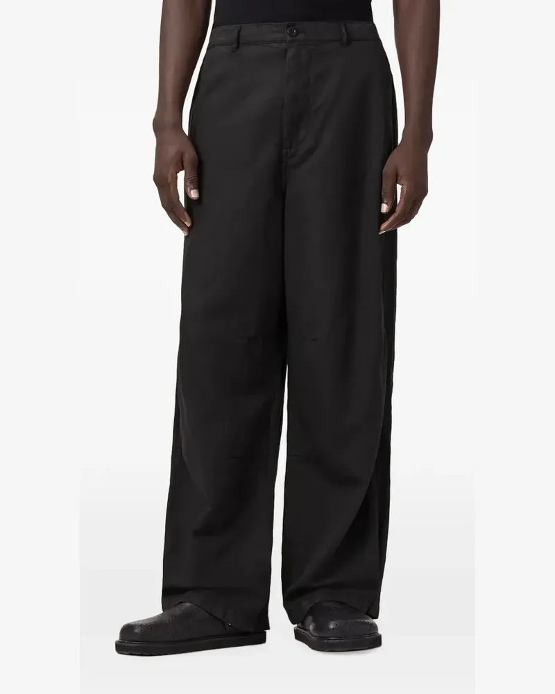 AllSaints Echo Hose mit weitem Bein - Schwarz Schwarz