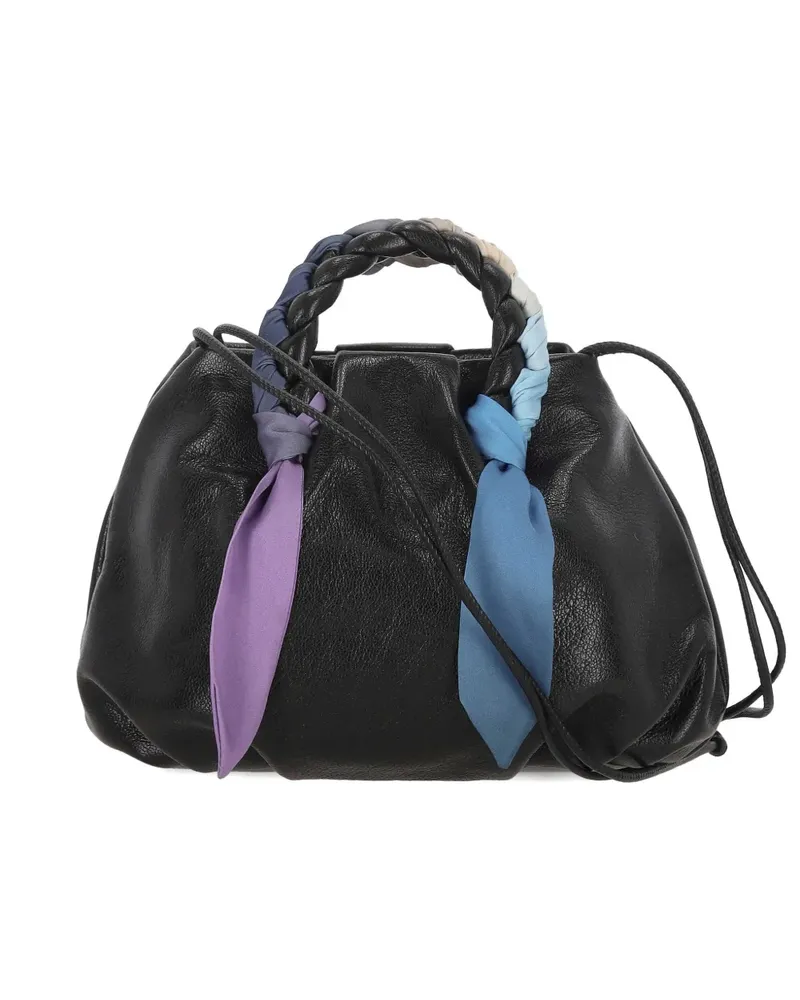 HEREU Bombon Foulard Tote Bag - Schwarz Schwarz