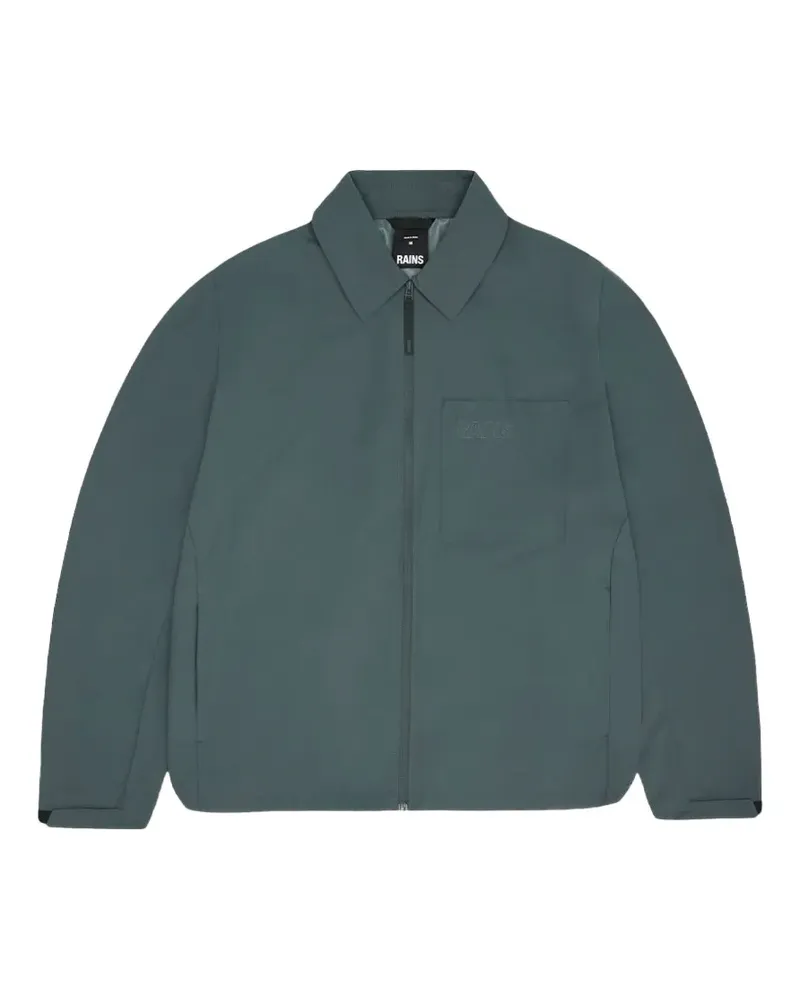 RAINS zip-up shirt - Grün Grün