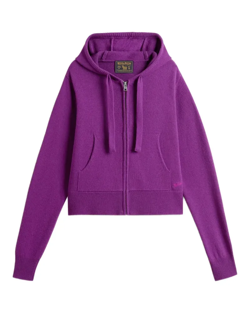 Woolrich Cardigan mit Kapuze - Violett Violett