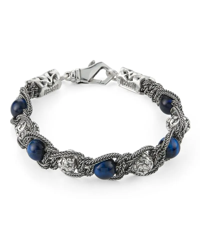 Emanuele Bicocchi Arabesque Shamballa Armband - Blau Blau