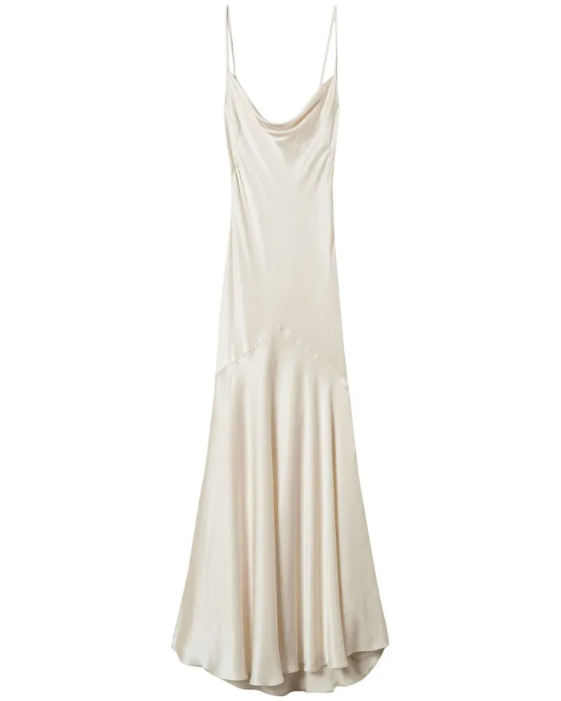 Twin-Set Kleid aus Satin - Nude Nude