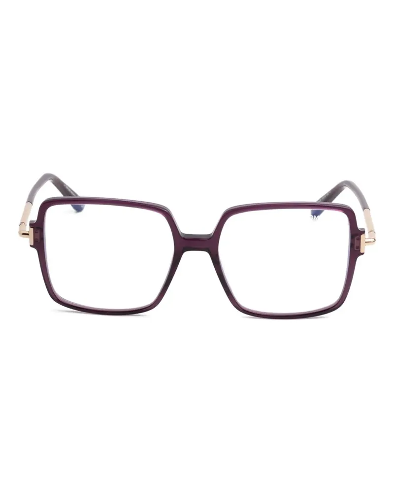 Tom Ford Brille mit eckigem Gestell - Violett Violett