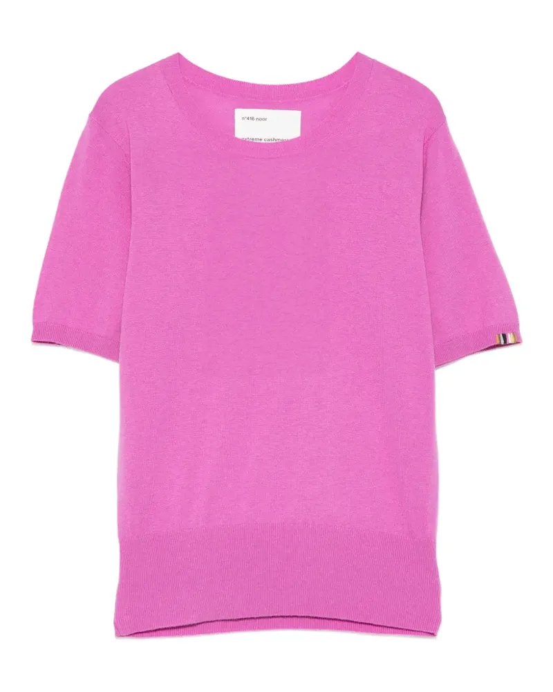 extreme cashmere Noor crew-neck T-shirt - Rosa Rosa