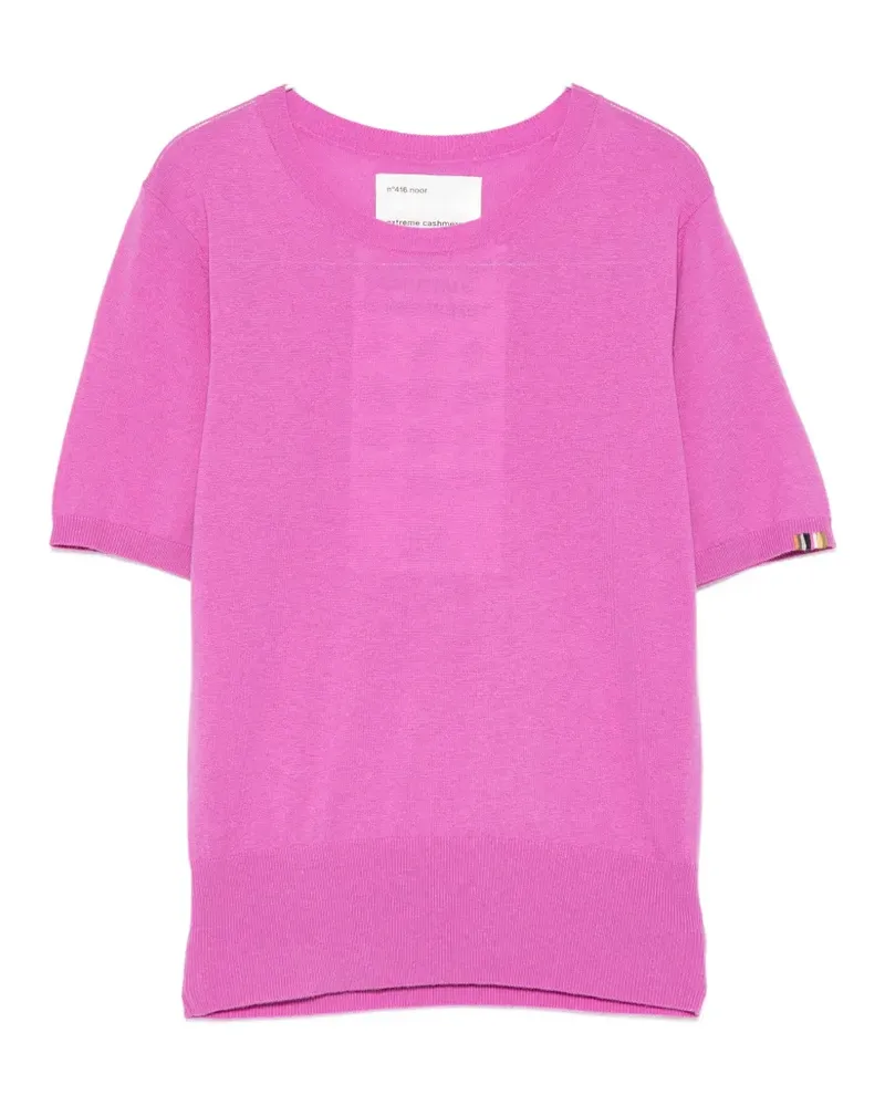 extreme cashmere Noor crew-neck T-shirt - Rosa Rosa