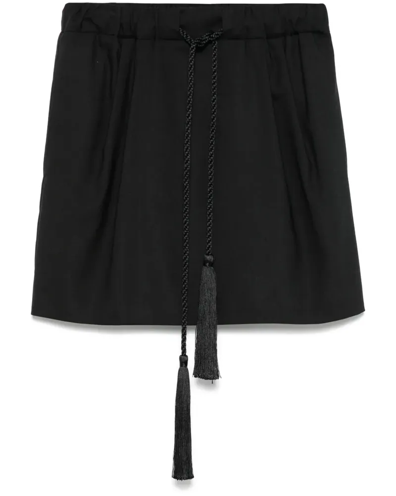 Max Mara Tabarin Minirock - Schwarz Schwarz