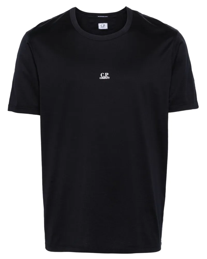 C.P. Company T-Shirt mit Logo-Print - Blau Blau