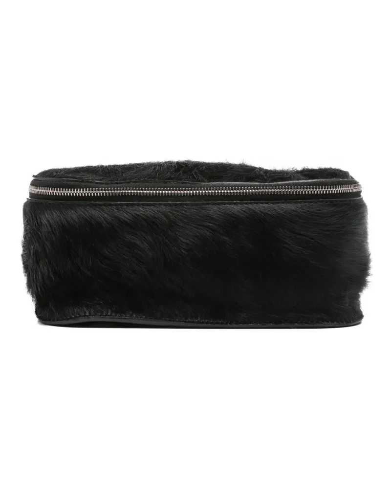 Rick Owens Clutch aus Kalbshaar mit Reißverschluss - Schwarz Schwarz