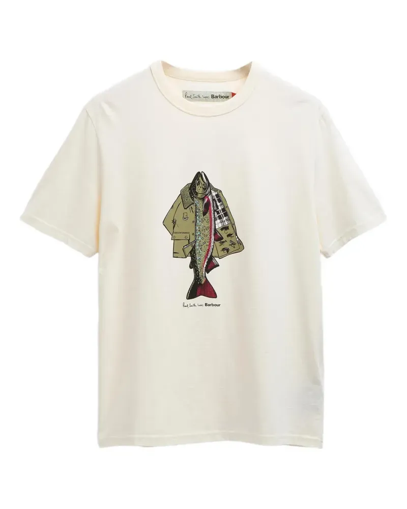 Barbour x Paul Smith Fishing Jacket T-shirt - Nude Nude