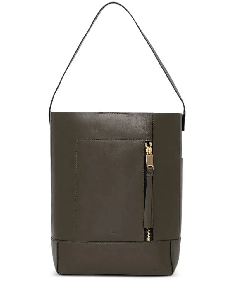 AllSaints Tote Bag mit Reißverschluss - Grün Grün