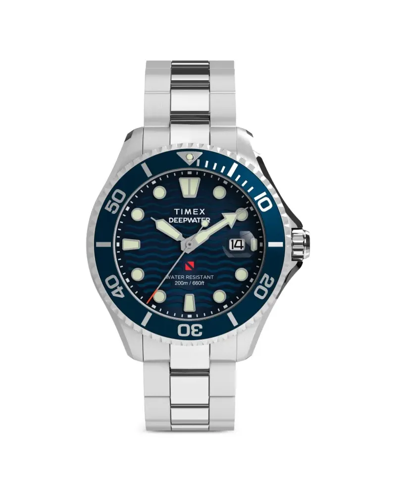 Timex Deepwater Meridian 44mm - Blau Blau