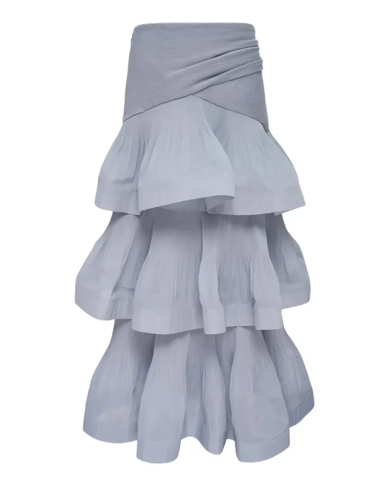 Zimmermann Gestufter Maxirock - Blau Blau