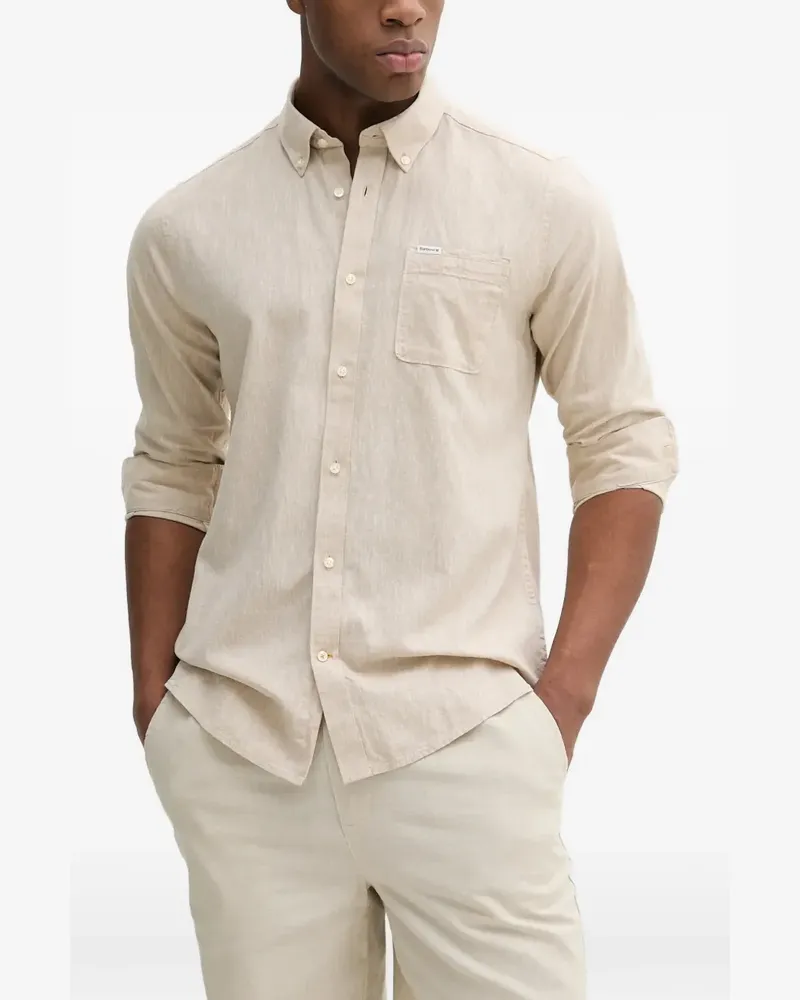 Barbour Nelson long-sleeve shirt - Nude Nude