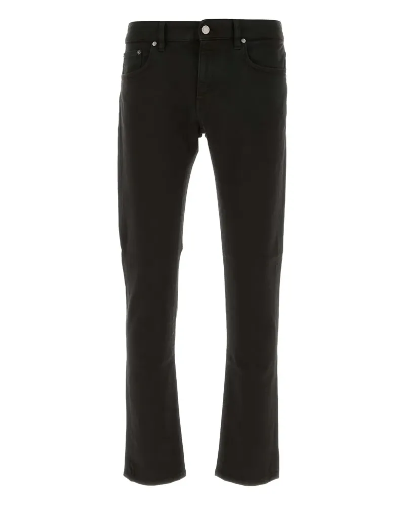 PT TORINO Jeans mit Logo-Patch - Schwarz Schwarz