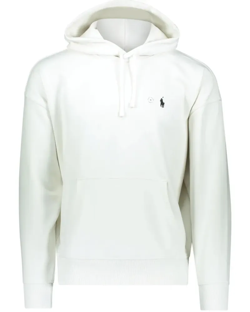 Ralph Lauren Hoodie mit Logo-Stickerei - Weiß Weiß