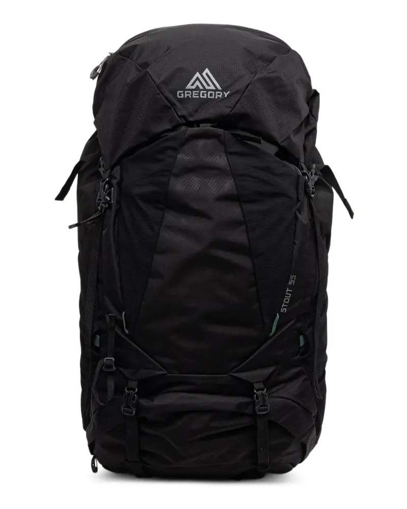 Gregory Stout 55L Rucksack mit Schnallenverschluss - Schwarz Schwarz