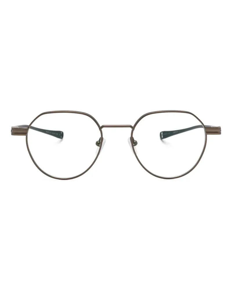 DITA Brille mit geometrischem Gestell - Grau Grau