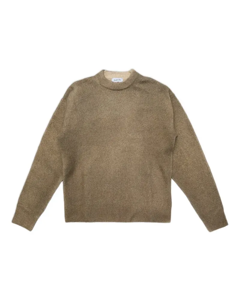 Amish knit crew-neck sweater - Nude Nude