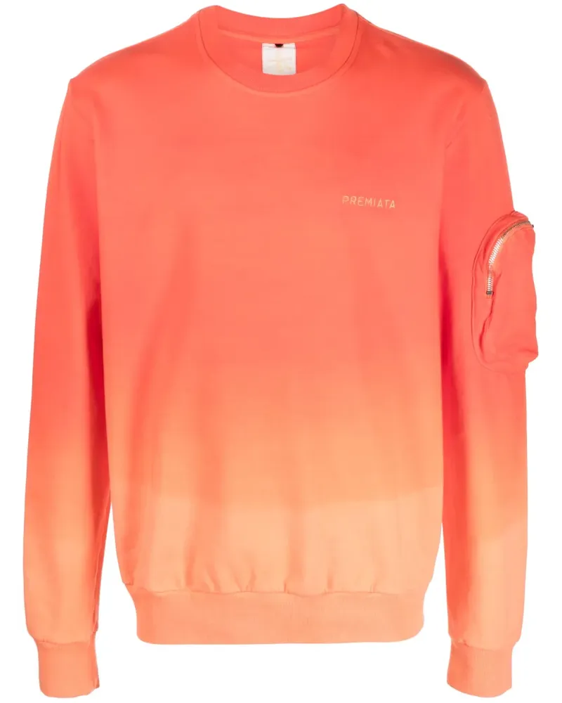 Premiata Sweatshirt mit Farbverlauf-Optik - Orange Orange