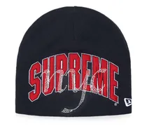 Beanie mit Strassverzierung - Blau