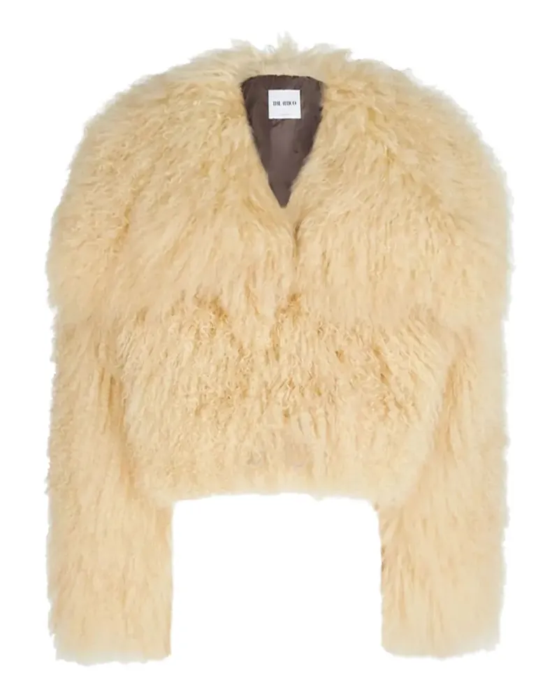 ATTICO Jacke mit V-Ausschnitt - Nude Nude