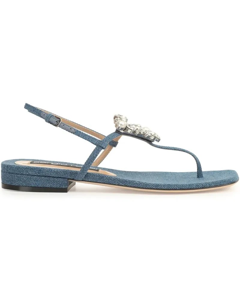 Sergio Rossi Sr Godiva Sandalen - Blau Blau