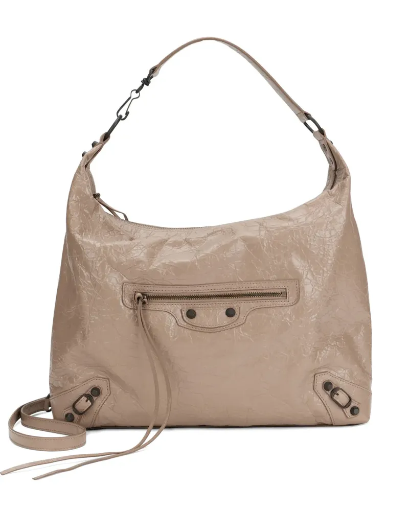 Balenciaga medium Le City Arena shoulder bag - Nude Nude