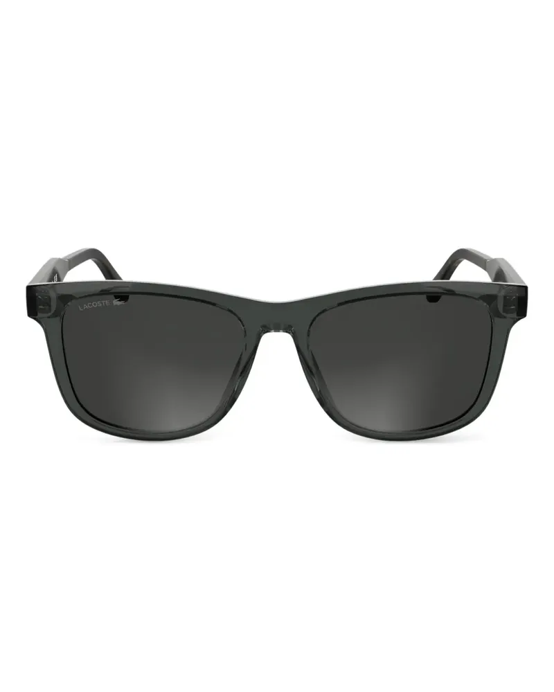 Lacoste Sonnenbrille mit Logo-Print - Schwarz Schwarz