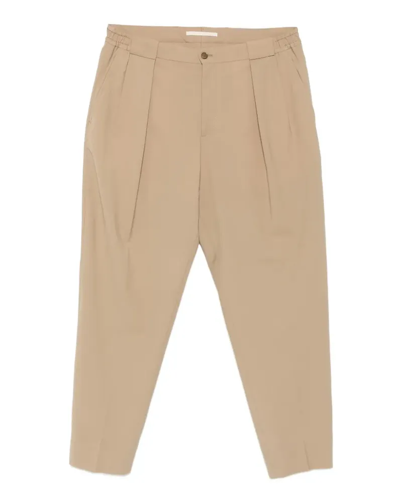 Briglia 1949 pleated tapered trousers - Nude Nude