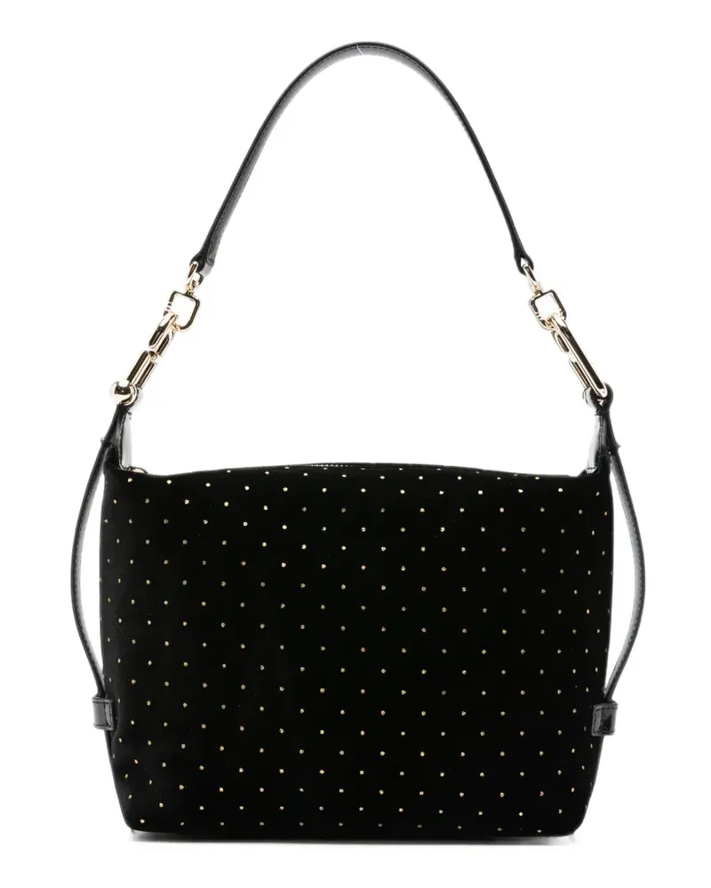 Furla studded velvet tote bag - Schwarz Schwarz